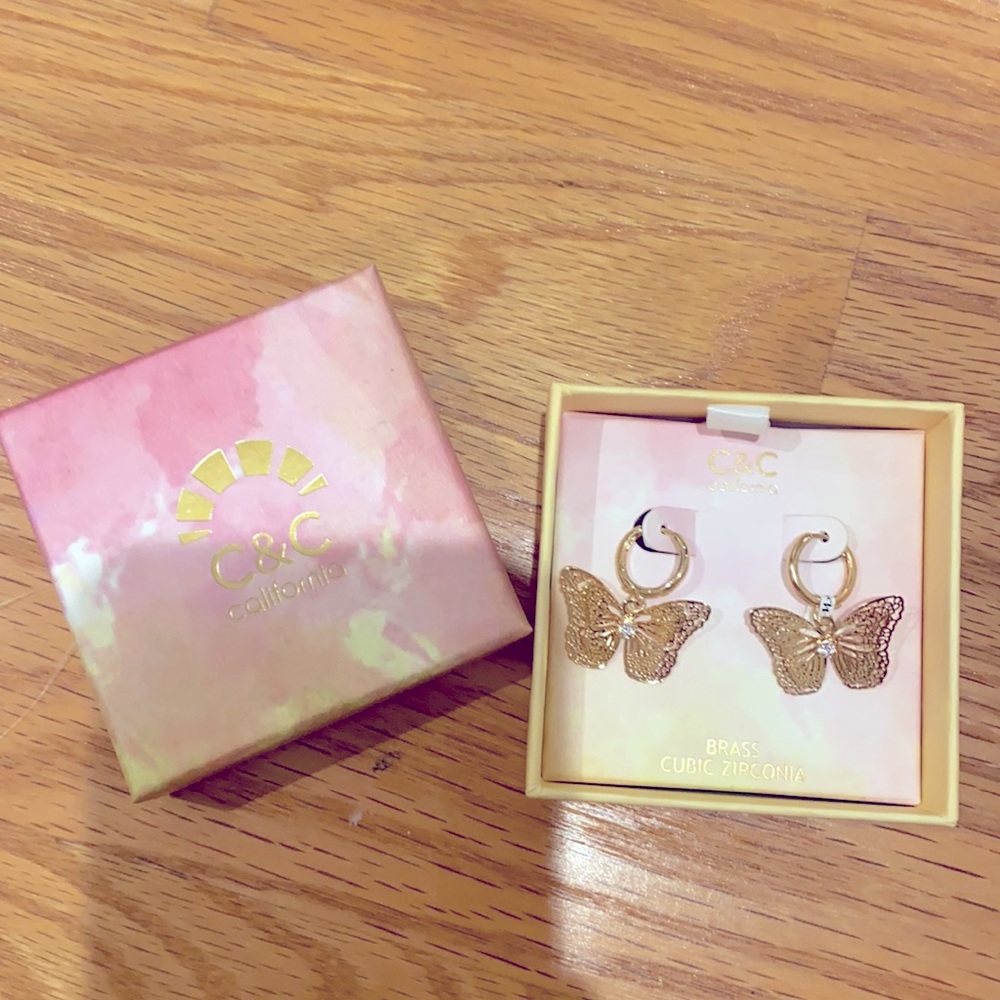 Butterfly earrings